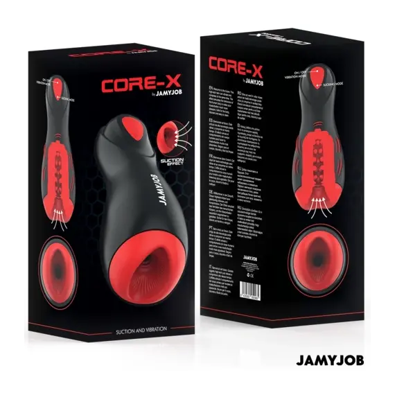 JAMYJOB - CORE-X автоматичен мастурбатор 5 вакуумна стимулация и вибрация режимаснимка 5