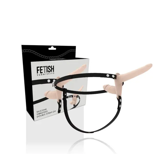 FETISH SUBMISSIVE HARNESS - Двоен пенетрация телесен UP вибратор