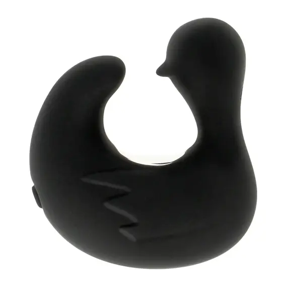черен & сребрист - DUCKYMANIA презареждаем силиконов STIMULATING DUCK THIMBLE