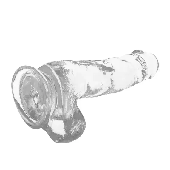 X RAY - Прозрачен COCK с BALLS 18.5 см -O- 3.8 см