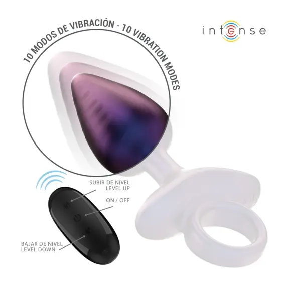 INTENSE - MICHAEL VIBRATING ANAL PLUG MODEL 2 дистанционно управление