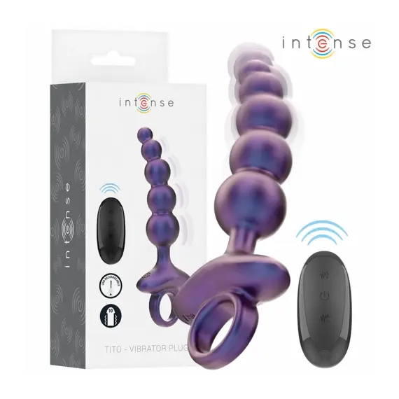 INTENSE - TITO VIBRATING ANAL PLUG MODEL 3 дистанционно управление