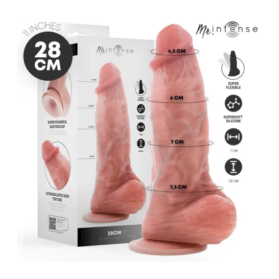 MR INTENSE - EXTRABIG SPENCER силиконов дилдо 28 см -Ø- 7.3 см