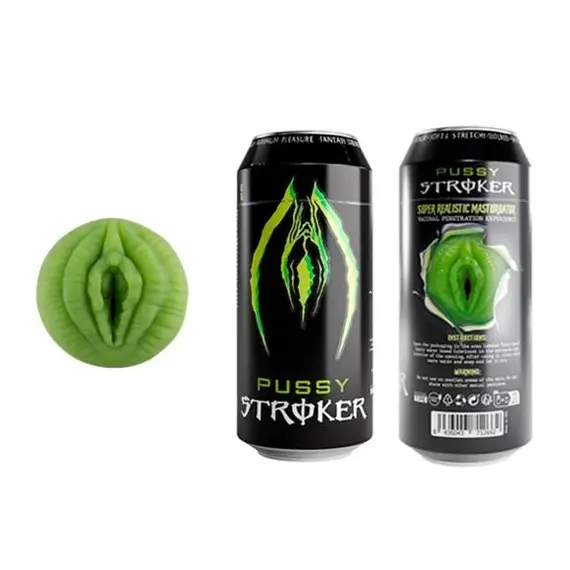 ALIVE - PUSSY мастурбатор MALE мастурбатор вагина ENERGETIC DRINK CAN