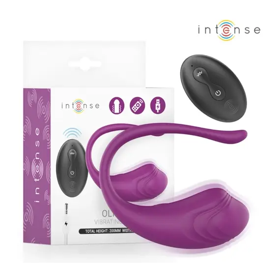 INTENSE - OLIVIA лилав VIBRATING EGG с дистанционно управление