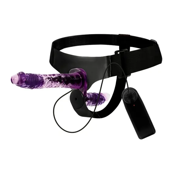 HARNESS ATTRACTION - RODNEY двоен пенетрация вибратор 18 см диаметър 3.5 смснимка 2