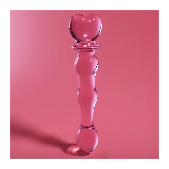 NEBULA SERIES BY IBIZA - MODEL 21 дилдо боросиликатно стъкло розов 20.5 см -O- 3.5 смснимка 2