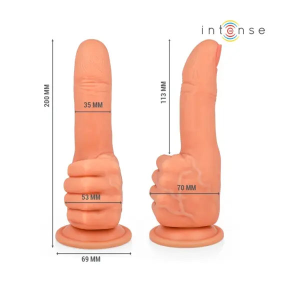 INTENSE - BENDER G-SPOT STIMULATOR FLEXIBLE HAND 11.3 смснимка 2
