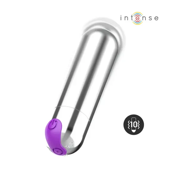 INTENSE - KAREN MINI RECHARGEABLE VIBRATING BULLET сребристснимка 2