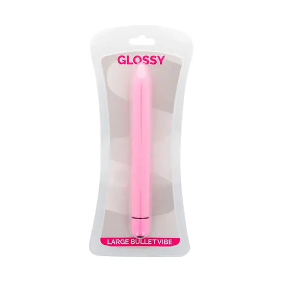 GLOSSY - SLIM вибратор розовснимка 3