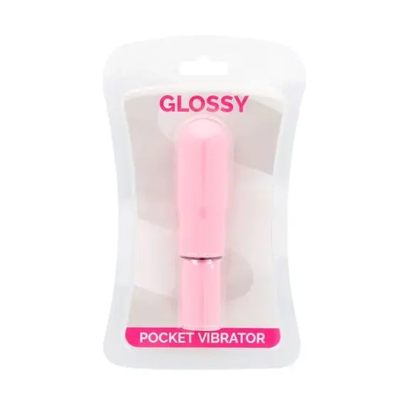 GLOSSY - POCKET вибратор розовснимка 3
