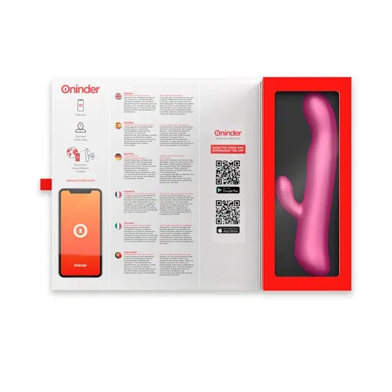 ONINDER - OSLO вибрация & ротация розов - управление с приложениеснимка 4