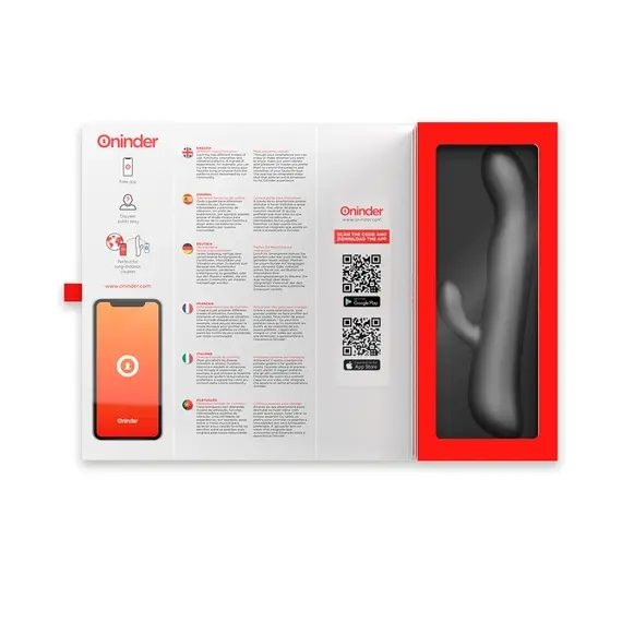 ONINDER - OSLO вибрация & ротация черен - управление с приложениеснимка 4