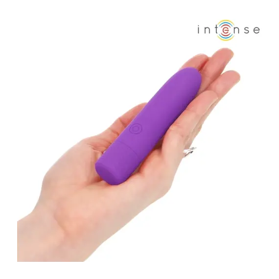 INTENSE - SYMONE USB презареждаем вибриращ вибро куршум 8 вибрации лилав 10 X 2.2 смснимка 4