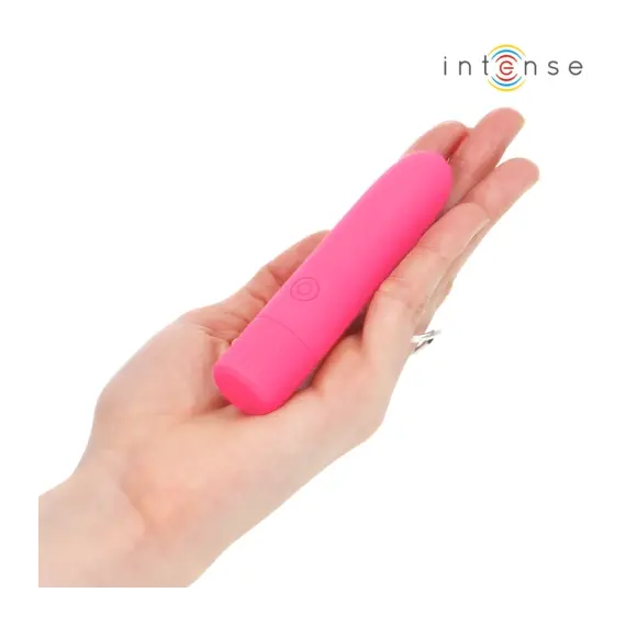 INTENSE - SYMONE USB презареждаем вибриращ вибро куршум 8 вибрации розов 10 X 2.2 смснимка 4