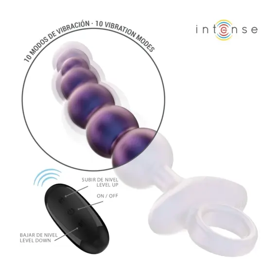 INTENSE - TITO VIBRATING ANAL PLUG MODEL 3 дистанционно управлениеснимка 4