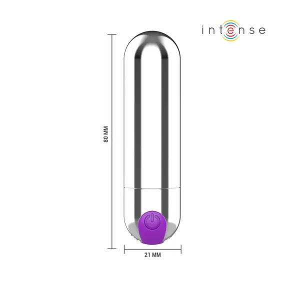 INTENSE - KAREN MINI RECHARGEABLE VIBRATING BULLET сребристснимка 4