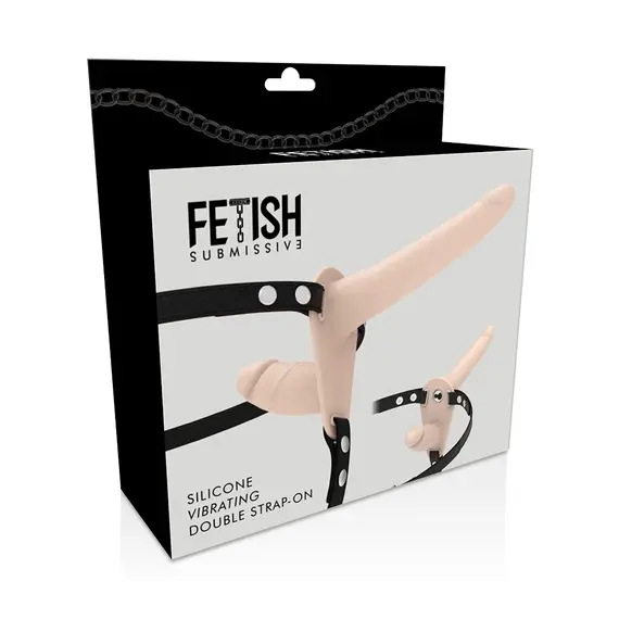 FETISH SUBMISSIVE HARNESS - Двоен пенетрация телесен UP вибраторснимка 5