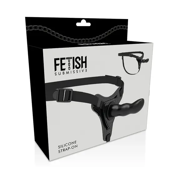FETISH SUBMISSIVE HARNESS - Черен силиконов G-SPOT 16 смснимка 5