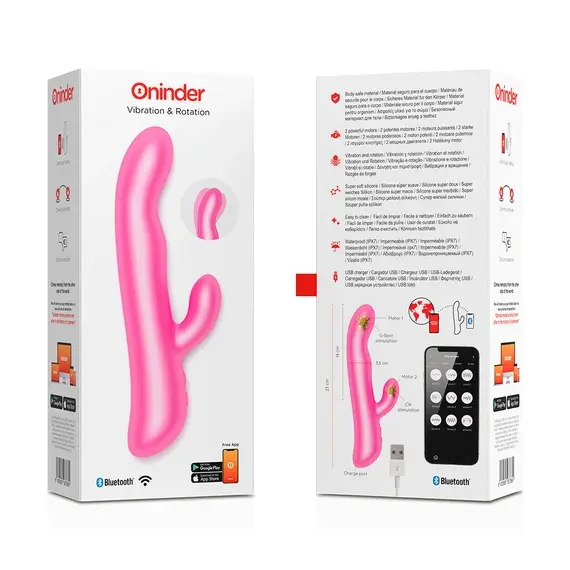 ONINDER - OSLO вибрация & ротация розов - управление с приложениеснимка 5