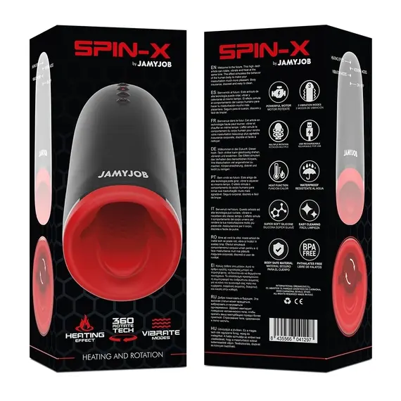 JAMYJOB - SPIN-X HEATING и ROTATION мастурбатор
