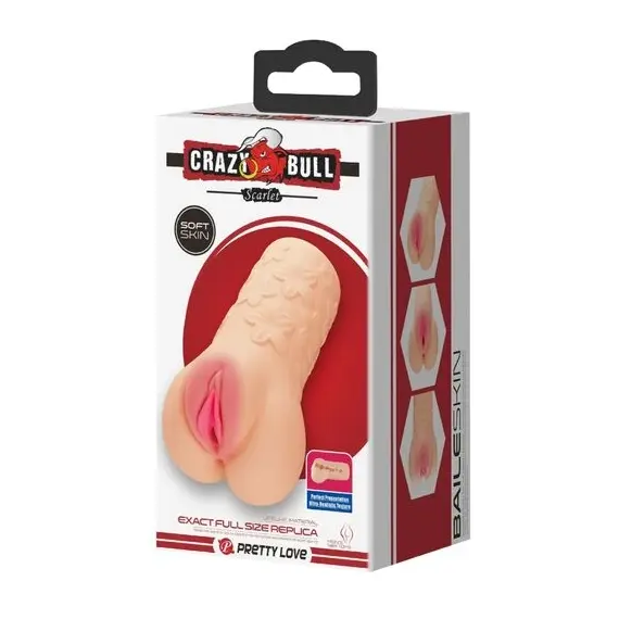 CRAZY BULL - SCARLET вагина-SHAPED MASTUBADORснимка 5