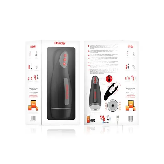 ONINDER - SEOUL RECHARGEABLE MALE мастурбатор 10 SPEED - FREE APPснимка 5