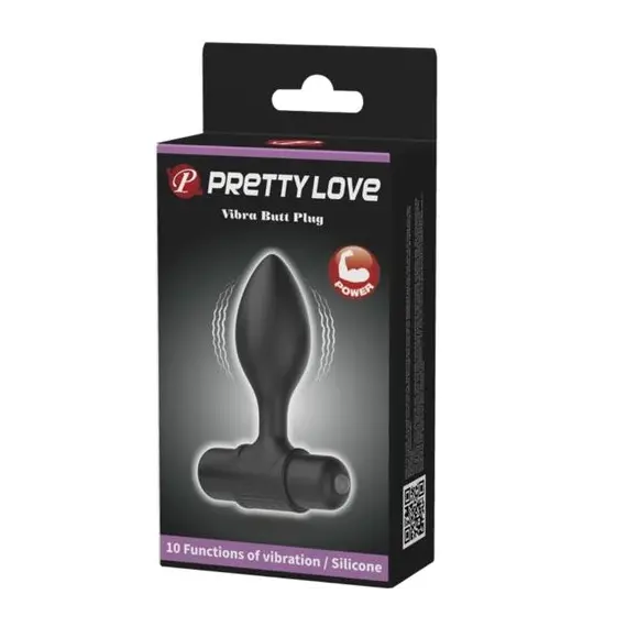 PRETTY LOVE - VIBRA BUTT 10 VIBRATIONS ANAL PLUG черенснимка 5
