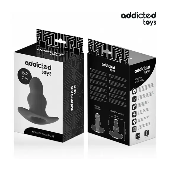 ADDICTED TOYS - HOLLOW ANAL PLUG силиконов SIZE XXL 15.2 смснимка 5
