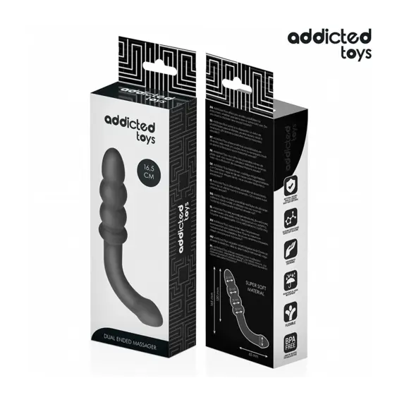 ADDICTED TOYS - Двоен ANAL MASSAGER силиконов 16.5 смснимка 5