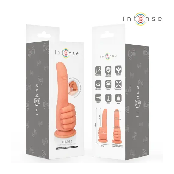 INTENSE - BENDER G-SPOT STIMULATOR FLEXIBLE HAND 11.3 смснимка 5