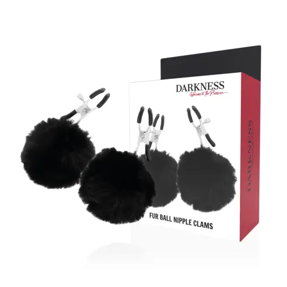 DARKNESS - Клампи за зърна с POM POMS 1