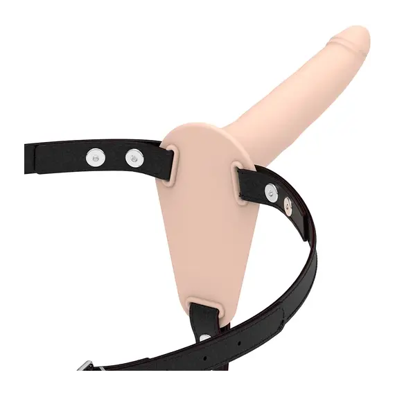 FETISH SUBMISSIVE HARNESS - Телесен силиконов 15 см