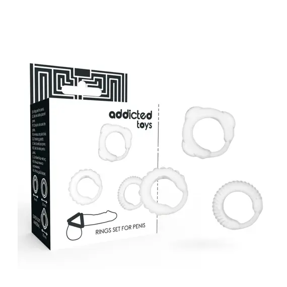 ADDICTED TOYS - C-RING комплект прозрачен