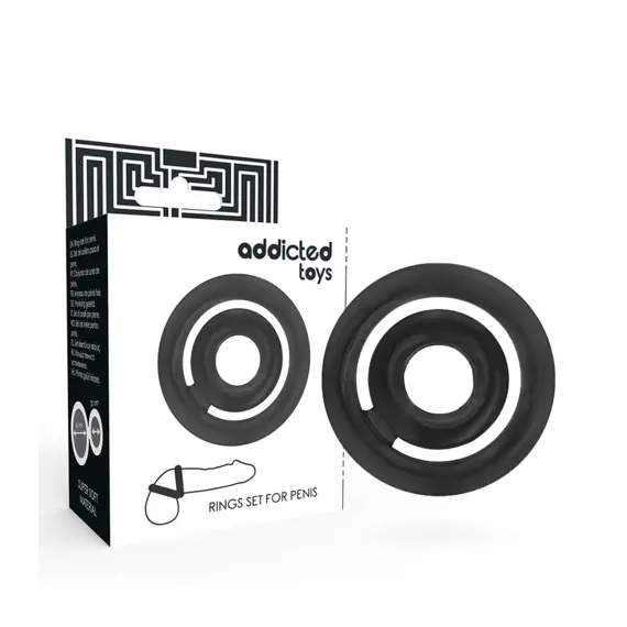 ADDICTED TOYS - POTENZ- C-RING PENIS черен