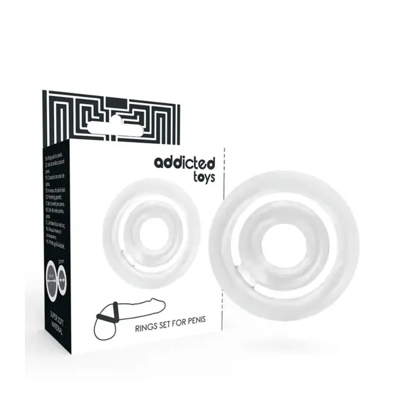 ADDICTED TOYS - POTENZ- C-RING PENIS прозрачен