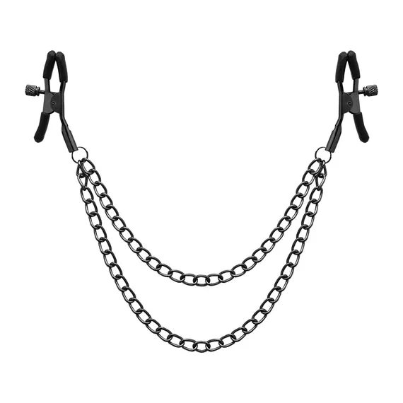 BEGME - Червен EDITION NIPPLE CLIPS с CHAIN