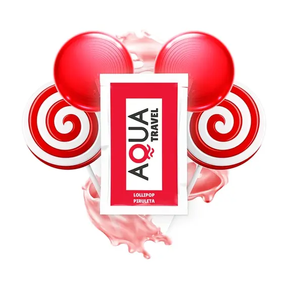 AQUA TRAVEL - LOLLIPOP FLAVOUR лубрикант на водна основа 6 ML