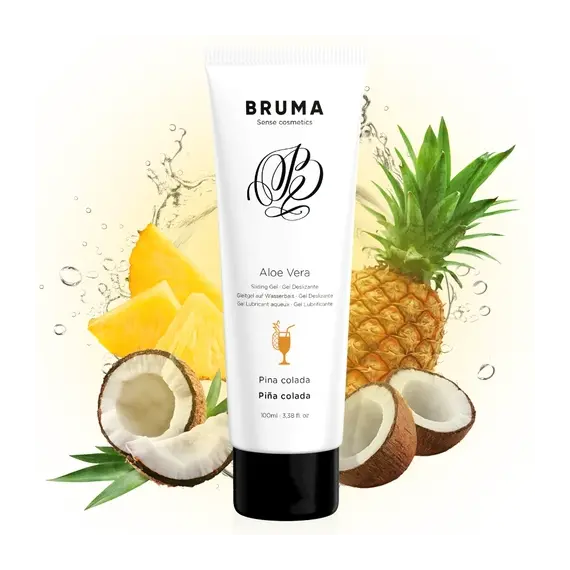 BRUMA - ALOE VERA SLIDING GEL PINA COLADA FLAVOR 100 ML
