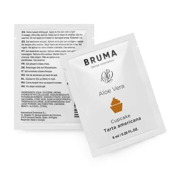 BRUMA - ALOE VERA SLIDING GEL CUPCAKE FLAVOR 6 ML