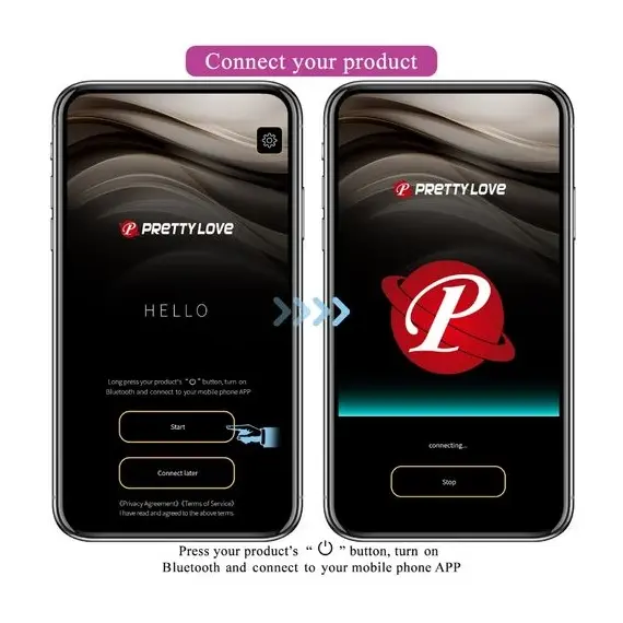 PRETTY LOVE - NYMPH VIBRATING EGG APP CONTROLLED LILA