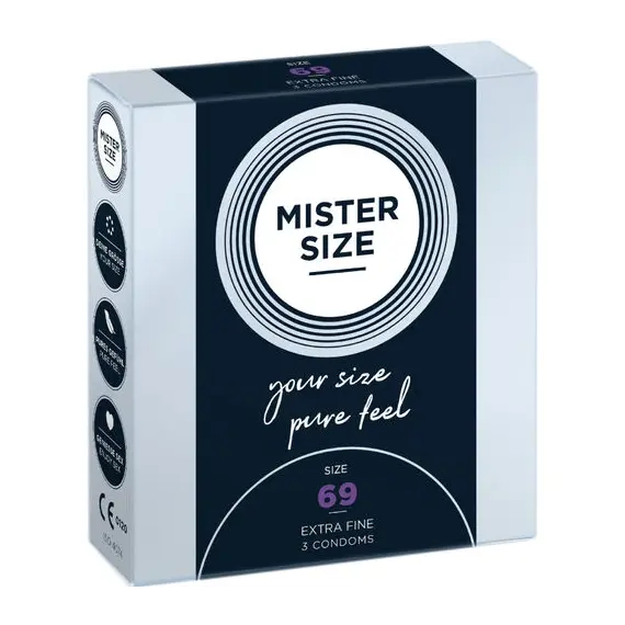 MISTER SIZE - Презервативи SIZE XXXL 69 мм (3 бр.)