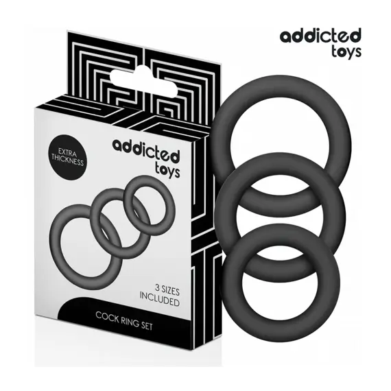 ADDICTED TOYS - Комплект OF силиконов RINGS MODEL 1