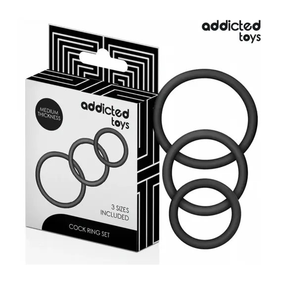 ADDICTED TOYS - Комплект OF силиконов RINGS MODEL 2