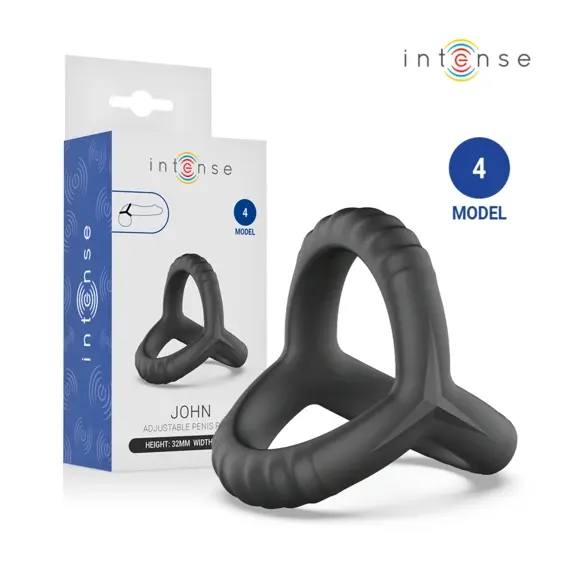 INTENSE - JOHN ADJUSTABLE TRIPLE пенис пръстен MODEL 4