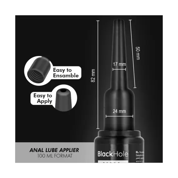 BLACK HOLE - ANAL LUBE APPLIER L SIZE 100 ML