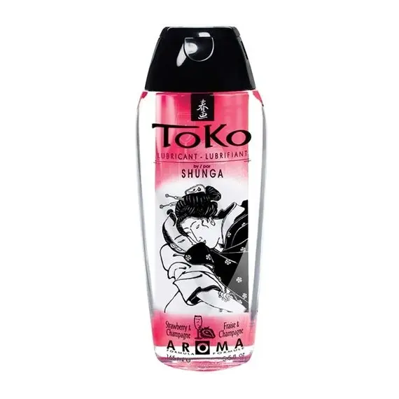 SHUNGA - TOKO STRAWBERRY и CHAMPAGNE LUBRICANT AROMA