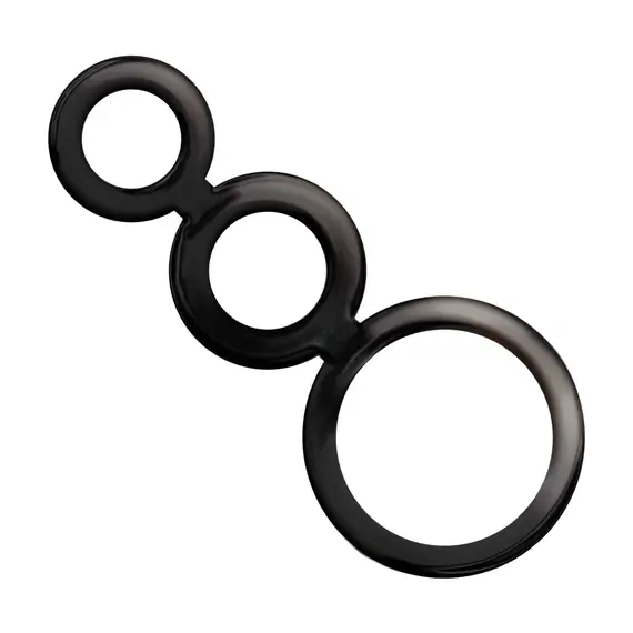 ADDICTED TOYS - RINGS комплект за PENIS - SMOKEDснимка 2