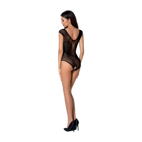 PASSION WOMAN BS064 боди чорапогащник черен универсален размерснимка 2