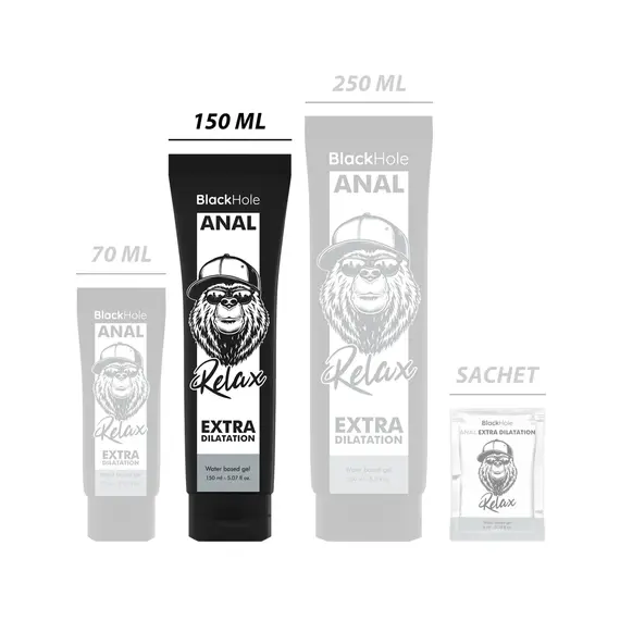 BLACK HOLE - WATER BASE GEL ANAL DILATION 150 MLснимка 2